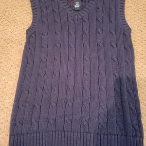 Chaps Size 8 Sweater Vest